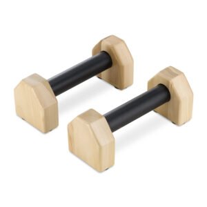 Ris Wooden Parallettes - Wood Calisthenics Equipment for Gymnastics